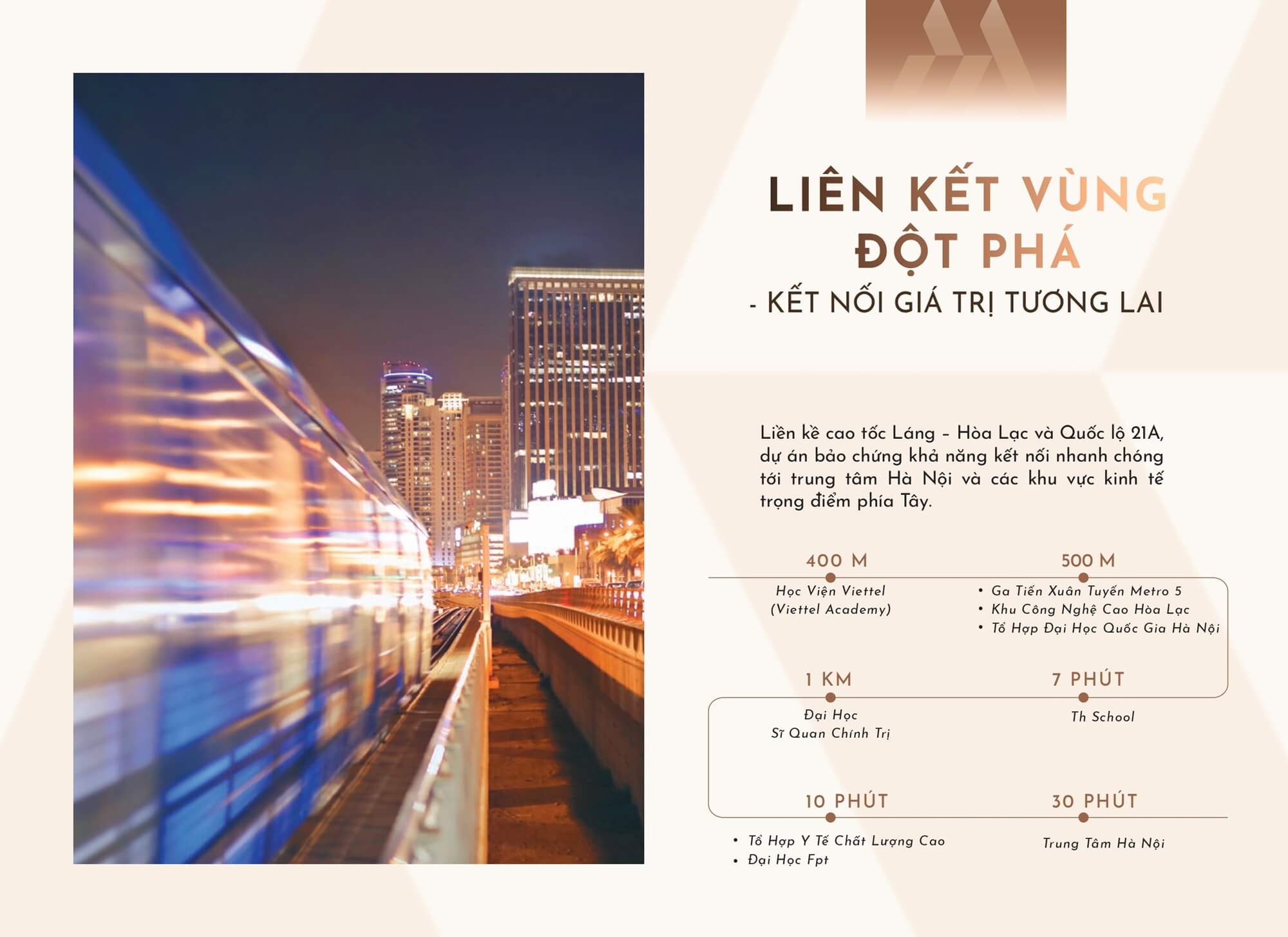 liên kết vùng dự án hòa lạc metro city