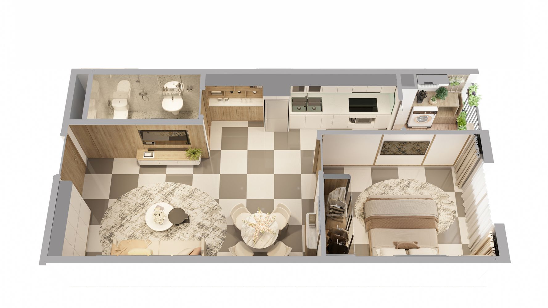 thiết kế căn hộ phenikaa tower hòa lạc