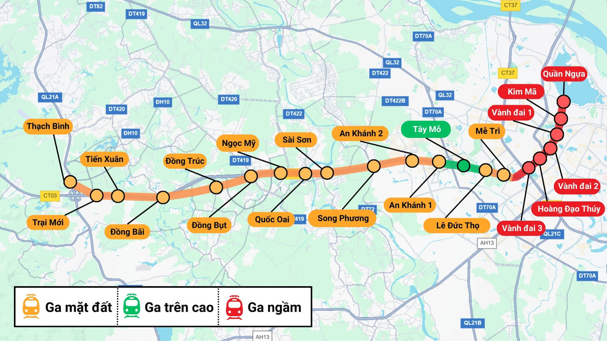Hòa Lạc Metro City đón đầu “sóng” metro số 5 tại Hòa Lạc